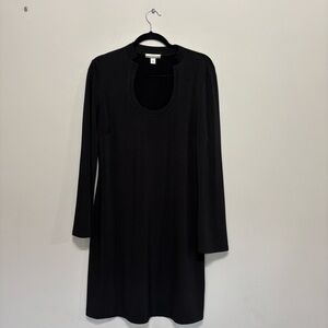 Boston Proper Classic Black Long Sleeve Dress